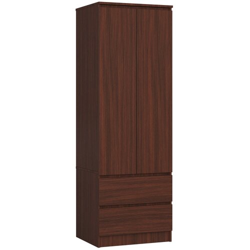 AKORD Star Garderobna Omara, 2 Vrata In 2 Predala, Wenge, (5000331610) Slike