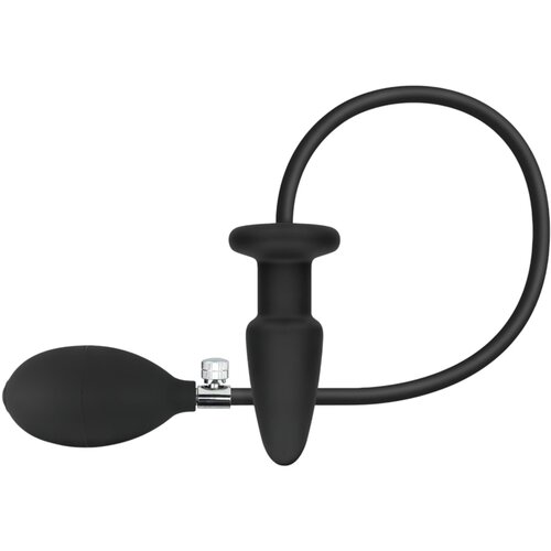 EasyToys napihljiv analni čep (črn) Cene