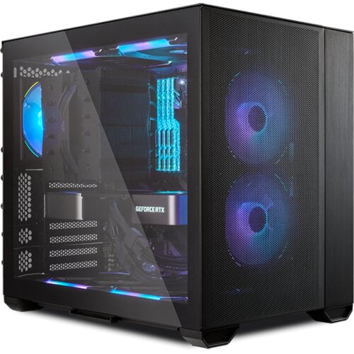 Lian Li kući&amp;scaron;te O11 air mini, mid-tower, tempered glass, O11 air mini black Slike