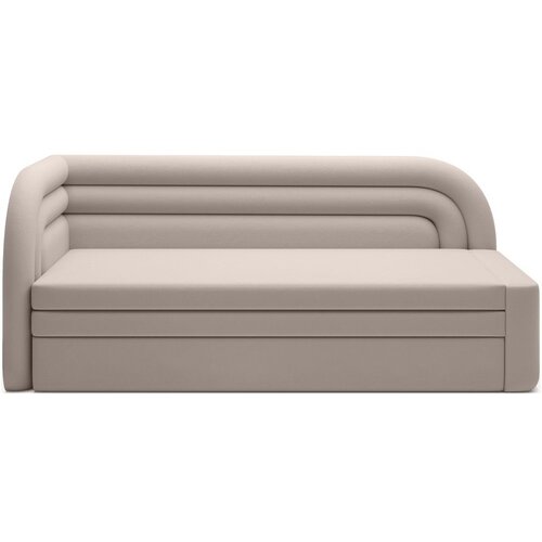 ELTAP Bež baršunasti sklopiva/s prostorom za odlaganje sofa s lijevim kutom 223 cm Fabillo – Cijene