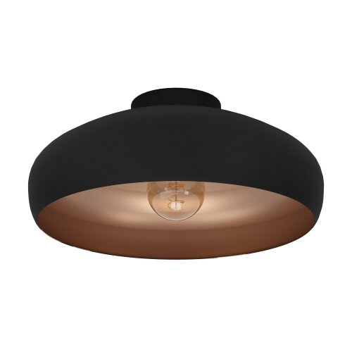 Eglo 55248 - stropno svetlo mogano, 1xE27/60W/230V, crna Slike