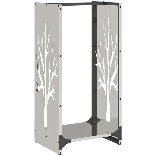  Stalak za drva za ogrjev 40x30x80 cm od nehrđajućeg čelika Slike