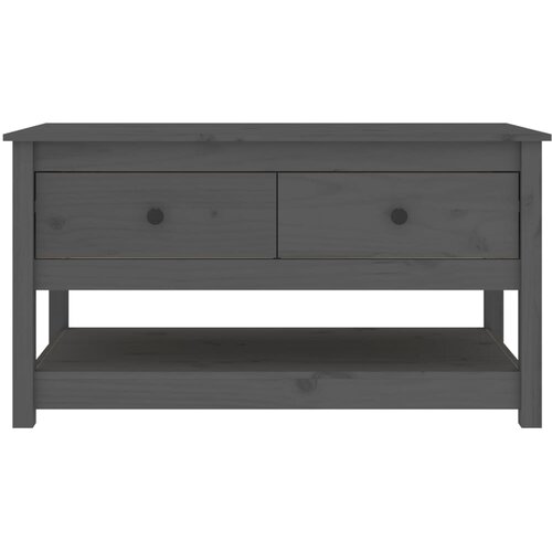  Stolić za kavu sivi 102x49x55 cm od masivne borovine Slike