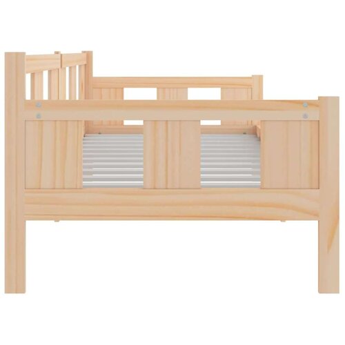  Dnevni ležaj od masivne borovine 80 x 200 cm Slike