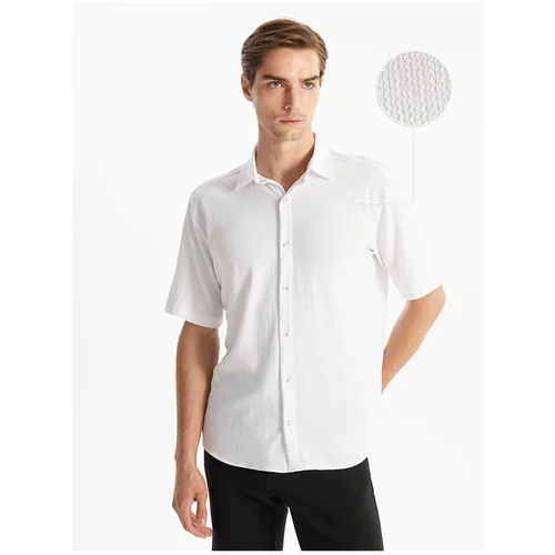 LC Waikiki LCW Regular Fit Short Sleeve Men's Textured Shirt