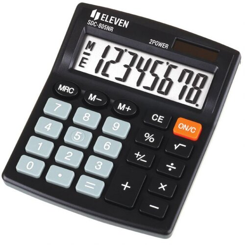  KALKULATOR KOMERCIJALNI 8MJESTA ELEVEN SDC-805NR CRNI Cene