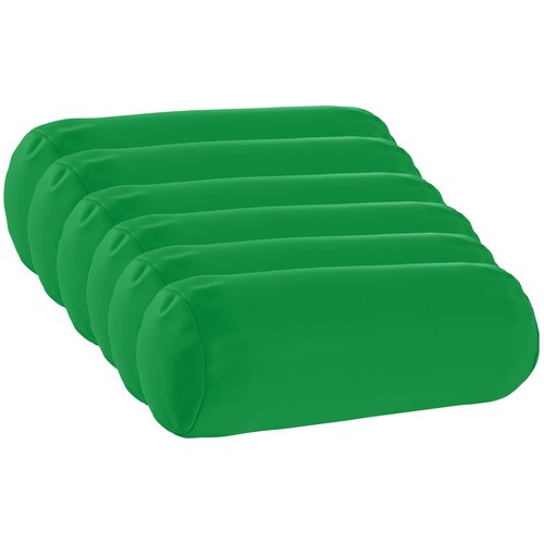  Presvlaka za jastuk 6 pcs HEERLEN Zelena &amp;Oslash; 15 x 40 cm Poliester Slike