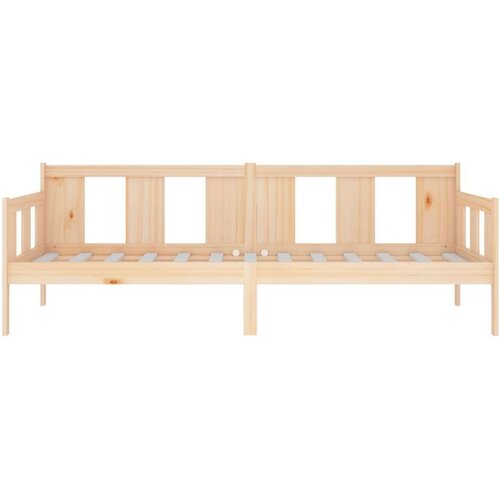  Dnevni ležaj od masivne borovine 80 x 200 cm Slike