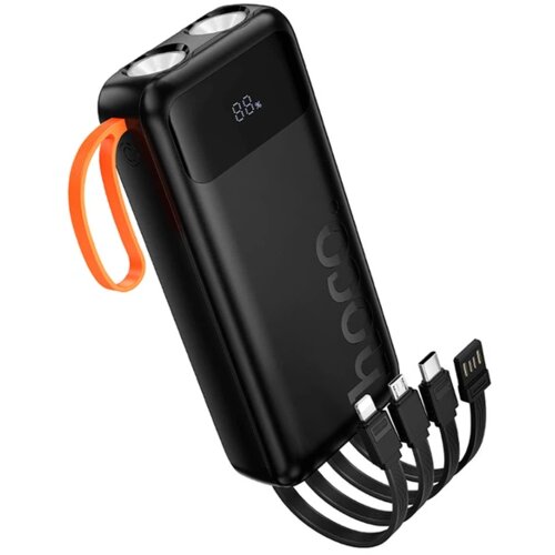 hoco. zunanja baterija powerbank 3v1 Spirit J151A 20000 mAh Fast Charge 22,5W za Samsung, Apple - črna Cene