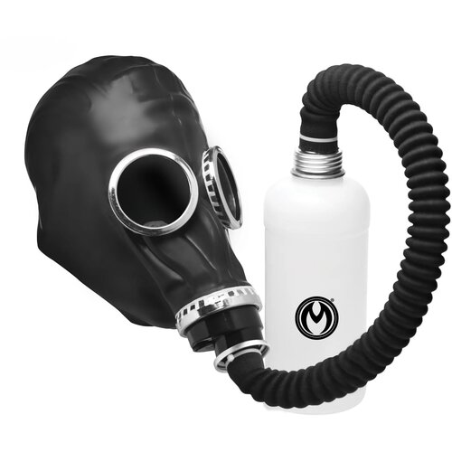 Master Series Dark Inhaler Gas Mask with Bottle Slike