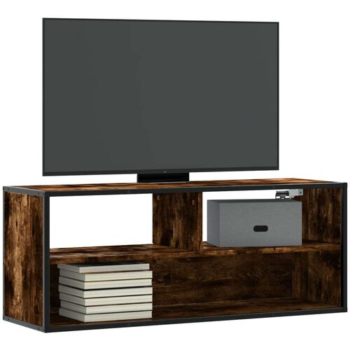 vidaXL TV ormarić boja dimljenog hrasta 100x31x39,5 cm konstruirano Cene