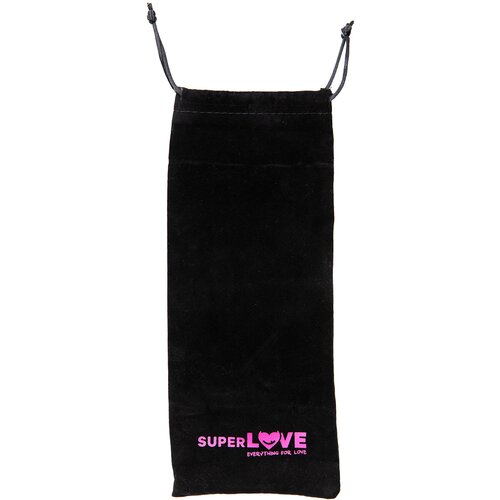 Blush SuperLove Premium Suede Toy Bag Large Black Slike