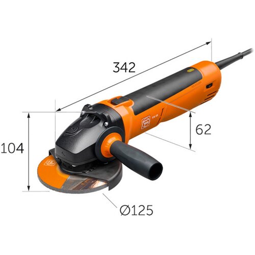 Fein CG15-125 BL Kompaktni kutni 125 mm Slike