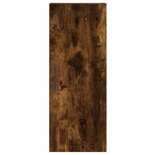 Visoka komoda dimljeni hrast 34,5x34x180cm konstruiranog drva Slike