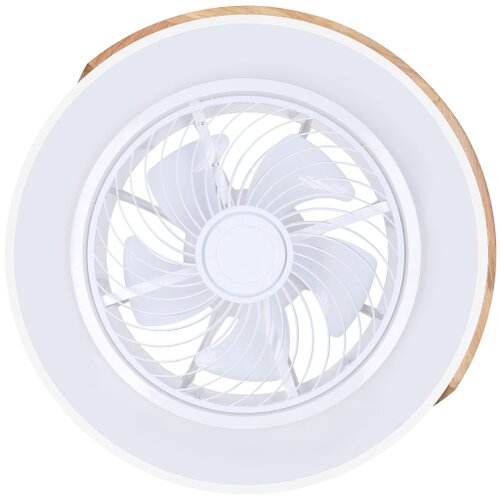  Brilagi-LED prigu&amp;scaron;iva svetiljka sa ventilatorom LED/30W/230V 3000-6500K bela/hrast + daljinski upravljač Slike