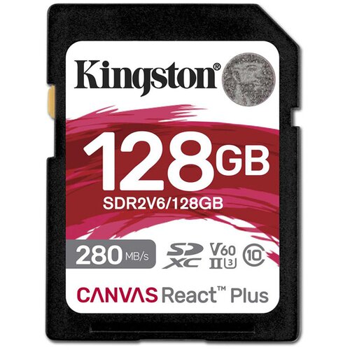 Kingston memorijska kartica SDR2V6/128GB 128GB sdxc uhs-ii 280R/150W U3 V60 Slike