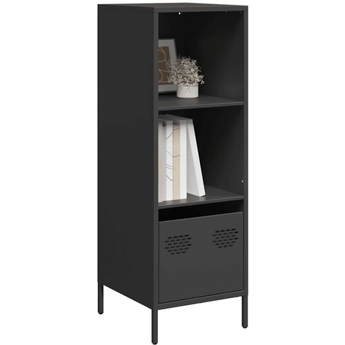  Visoka komoda crna 35x39x103,5 cm od čelika Cene