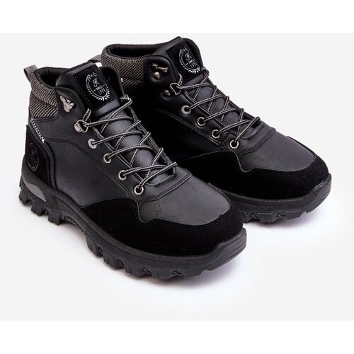 Kesi Men&amp;#039;s lace-up trekking boots Trapper Black Salomene Slike