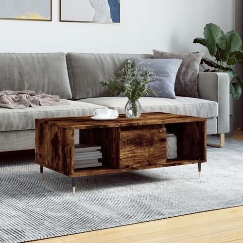  Stolić za kavu boja hrasta 90x50x36,5 cm konstruirano drvo Cijene