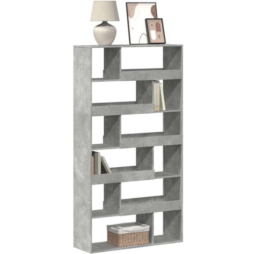 vidaXL Regal za knjige boja betona 100x33x187,5 cm konstruirano drvo Cene