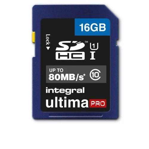 Integral Spominska kartica SDHC UltimaPro CLASS10, 16 GB