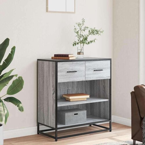 VidaXL Komoda boja hrasta sonome 68x35x76 cm konstruirano drvo Slike