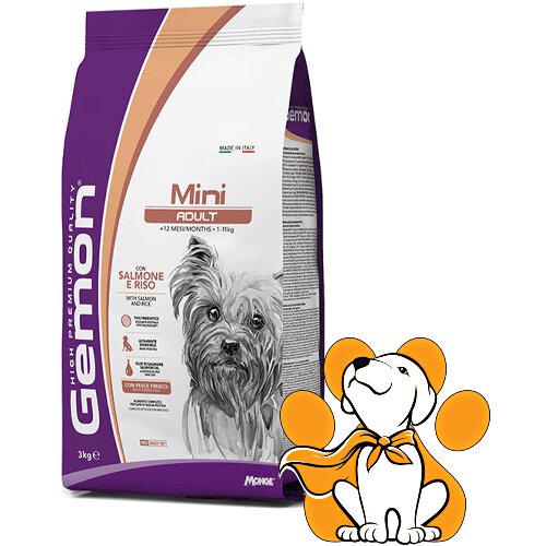 Gemon and Rice 3kg, Suva Hrana Za Odrasle Pse Malih Rasa Cene