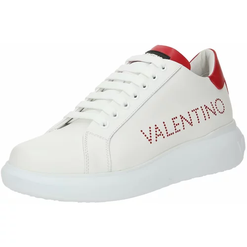 Valentino Shoes Niske tenisice crvena / bijela