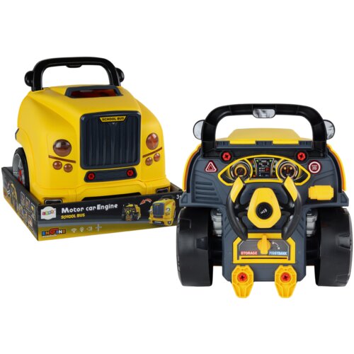  Dječji set za rastavljanje motora autobusa u radionici, žuti Cijene