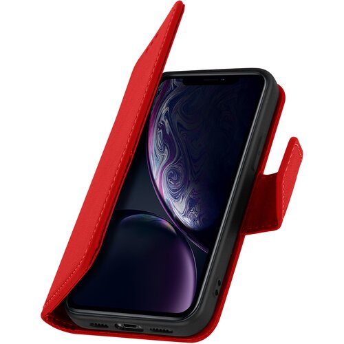 AVIZAR Denarnica etui za iPhone XR iz premium usnja s funkcijo stojala, Rdeča, (5000190535) Cene