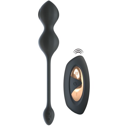 XouXou RC Vibrating E-Stim Love Balls Black Cijene