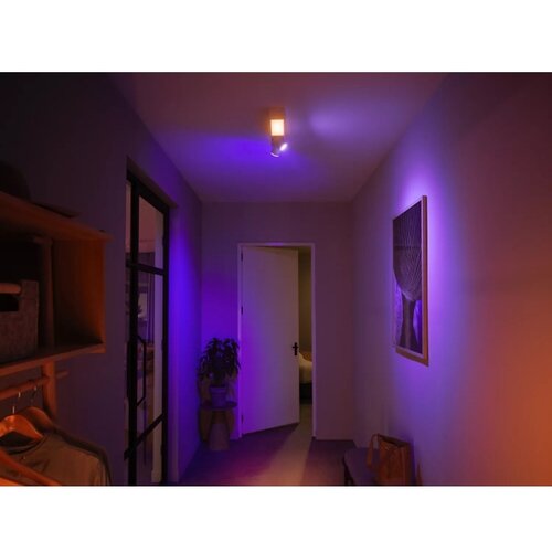  Philips-LED RGBW prigu&amp;scaron;iva spot svetiljka Hue CENTRIS 2xGU10/4,2W+ LED/11W Slike