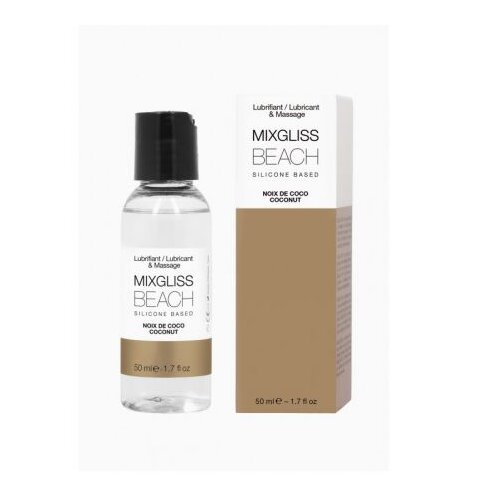 Mixgliss Silikonski lubrikant Beach 2v1 50ml Slike