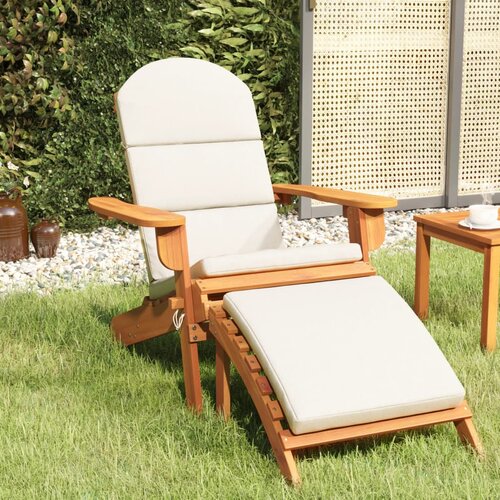 vidaXL Vrtna stolica Adirondack s osloncem za noge od drva bagrema Cijene