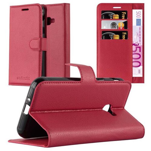 Cadorabo Samsung Galaxy XCover 4/XCover 4s v rdeče sladkorno jabolko - Zaščitni ovitek z magnetnim zapiranjem, stoječo funkcijo in režo za kartice, (20551011) Cene
