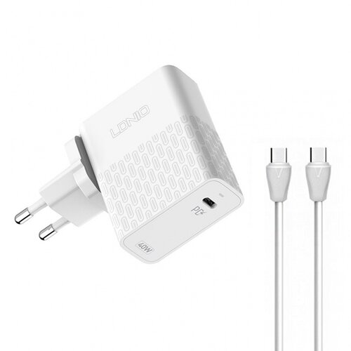  Kućni punjač ldnio A1405C pd 40W sa type c to type c Cene