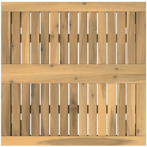  Stolić za kavu Bijela 60 x 60,5 x 36 cm Čvrsto drvo akacije Slike