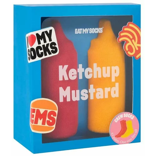 Eat My Socks Nogavice Ketchup & Mustard 2-pack