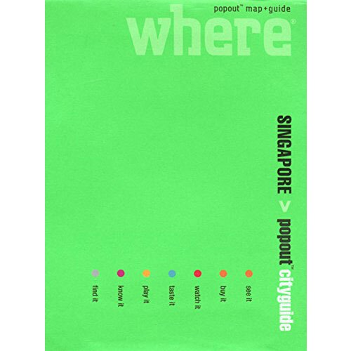 Caxton Where Magazine - Where Singapore Popout Cityguide Slike