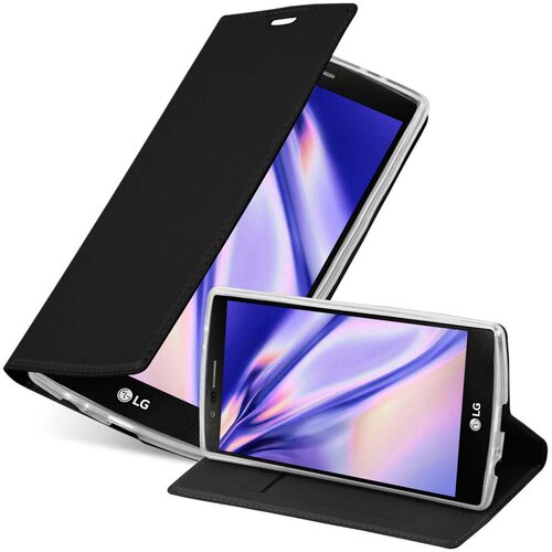 Cadorabo Ohi&scaron;je, združljivo z LG G4 / G4 PLUS v klasična črna - Za&scaron;čitni ovitek z magnetnim zapiranjem, stoječo funkcijo in režo za kartice, (20566400) Cene