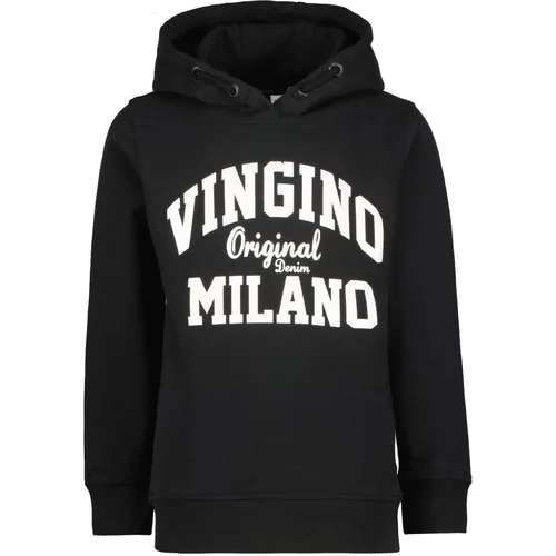 VINGINO Sweater majica crna / bijela