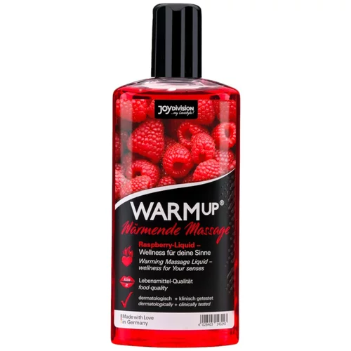 Joydivision WARMup - zagrijavajuće ulje za masažu - malina (150ml)