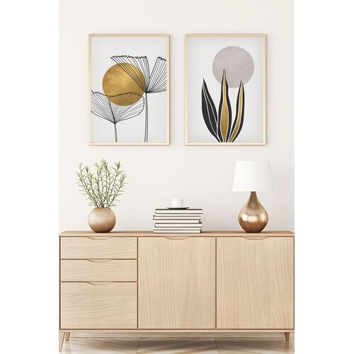 WALLXPERT Uokvirena slika Huhu77, 50x70 cm, 2 dijela Cijene