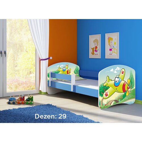 ACMA dečiji krevet ii 160x80 + dušek 6 cm BLUE29 Slike