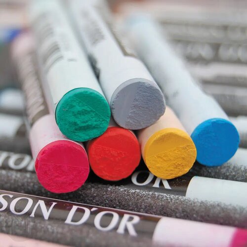 Toison, umetnički pastel, meki, Kohinoor - odaberite nijansu Medium terracot Slike