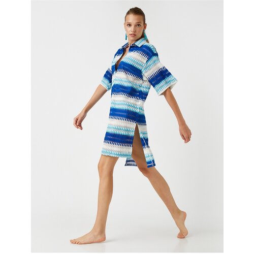 Koton Dress - Blue - Wrapover Slike
