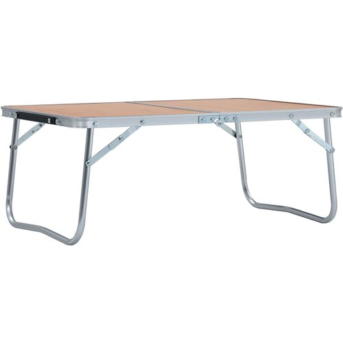  Sklopivi stol za kampiranje smeđi aluminijski 60 x 40 cm Cijene