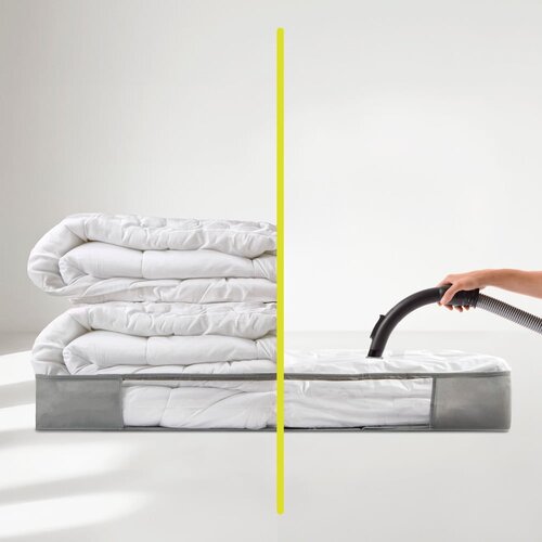 Homéa Vakuumska plastična škatla za pod posteljo 105x45x15 cm – Cene