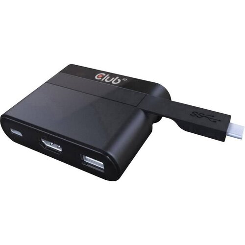 Club3d CSV-1534 USB/HDMI adapter [1x mo&scaron;ki konektor USB-C - 1x ženski konektor HDMI, ženski konektor USB-C, ženski konektor USB 2.0 tipa a] črna 0.05, (20449915) Cene