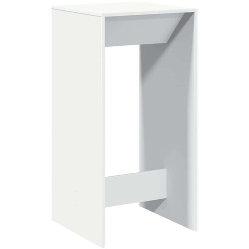 VidaXL Barski stol bijeli 51 x 50 x 103,5 cm od konstruiranog drva Slike